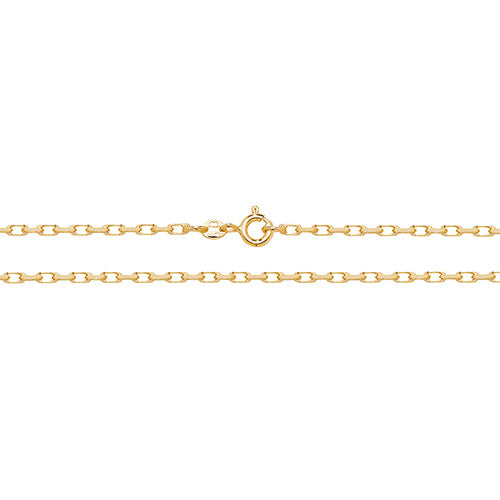 9CT YEL GOLD DC BELCHER CHAIN