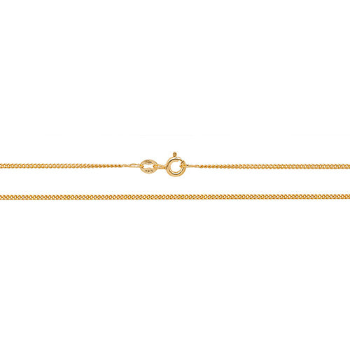 9CT YEL GOLD CLOSE CURB CHAIN