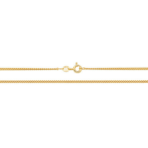 9CT YEL GOLD CLOSE CURB CHAIN