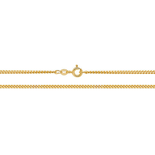 9CT YEL GOLD CLOSE CURB CHAIN