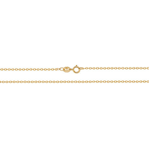 9CT YEL GOLD ROLO CHAIN