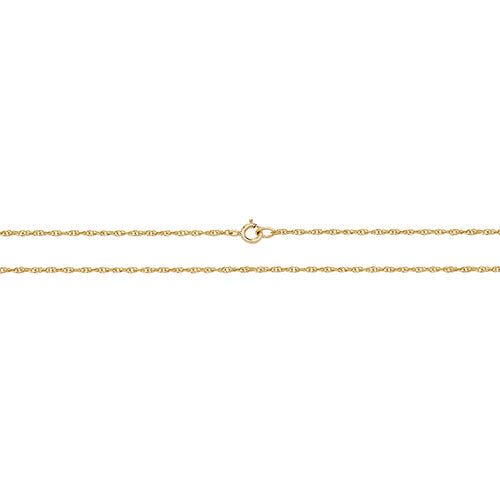 9CT YEL GOLD PRINCE OF WALES CHAIN