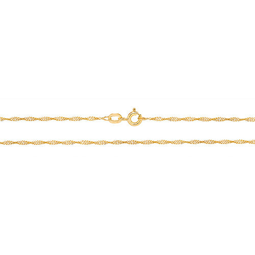 9CT YEL GOLD SINGAROPE CHAIN