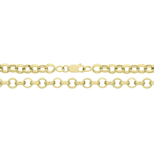 9CT YEL GOLD CAST BELCHER CHAIN