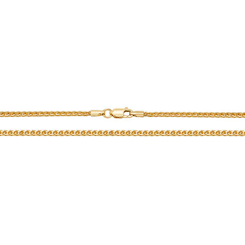 9CT YEL GOLD SPIGA CHAIN