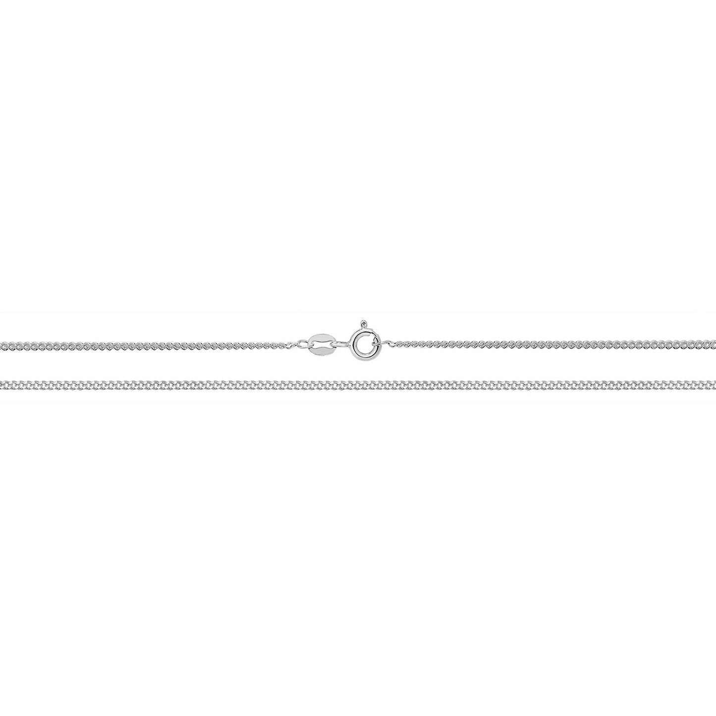 SILVER FINE CURB CHAIN
