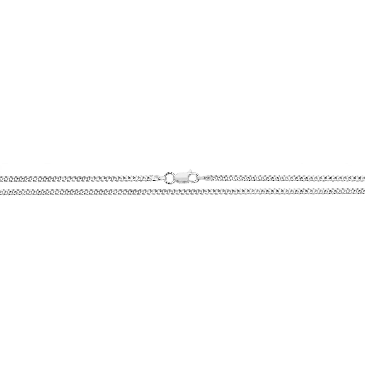 SILVER FINE CURB CHAIN
