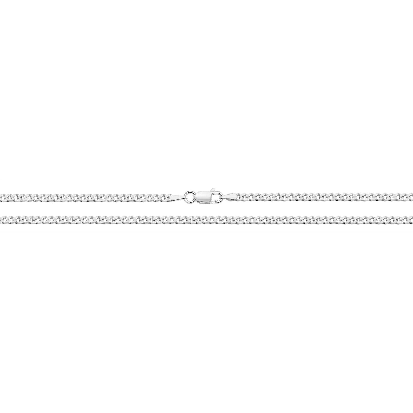 SILVER LIGHT CURB CHAIN