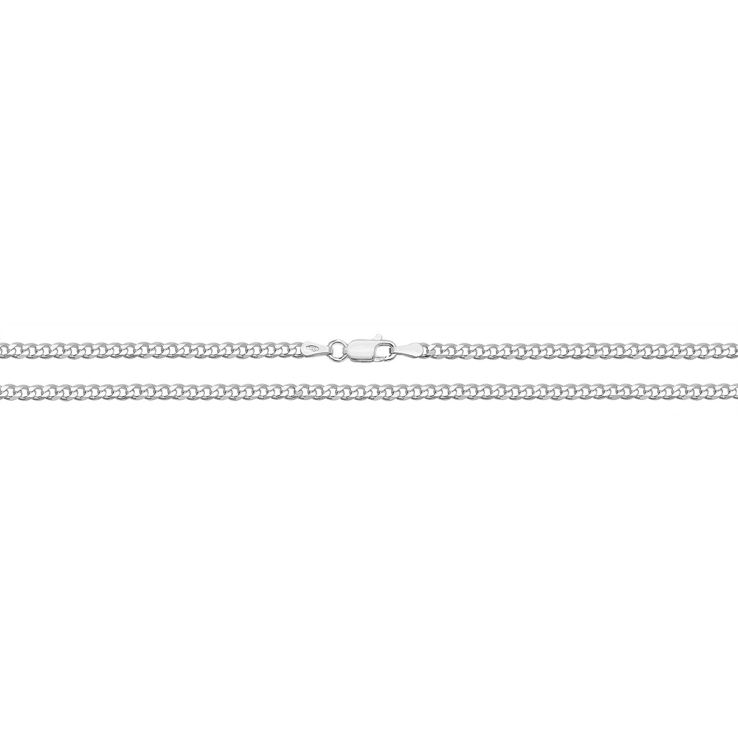 SILVER LIGHT CURB CHAIN
