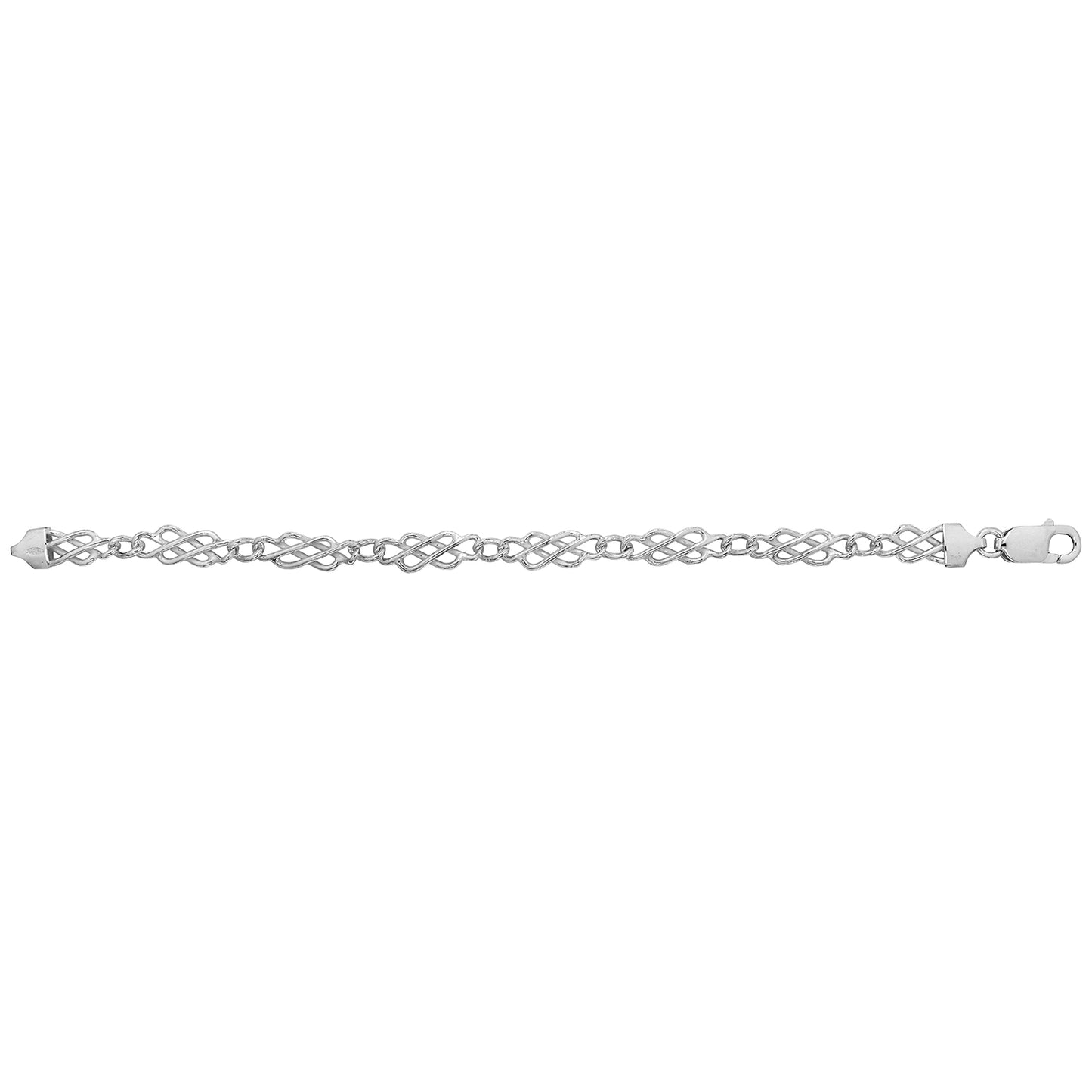 SILVER LADIES' CELTIC DESIGN BRACELET