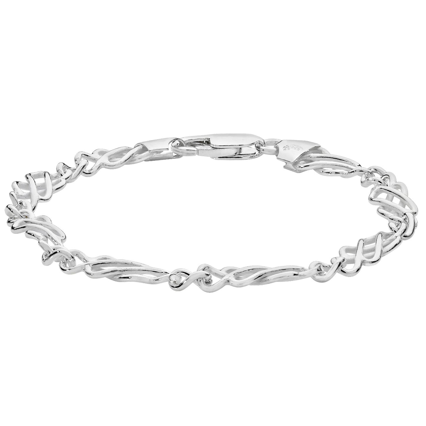 SILVER LADIES' CELTIC DESIGN BRACELET