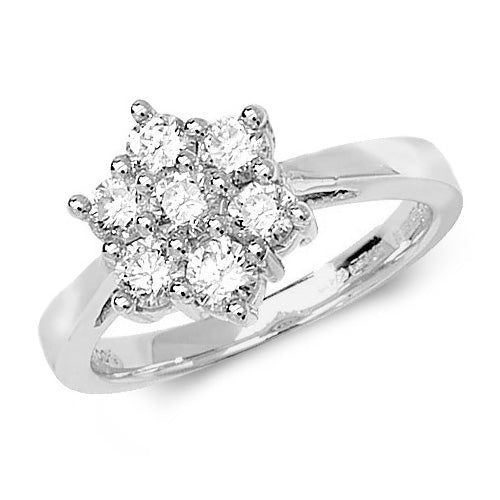 DIAMOND CLUSTER 7 STONE