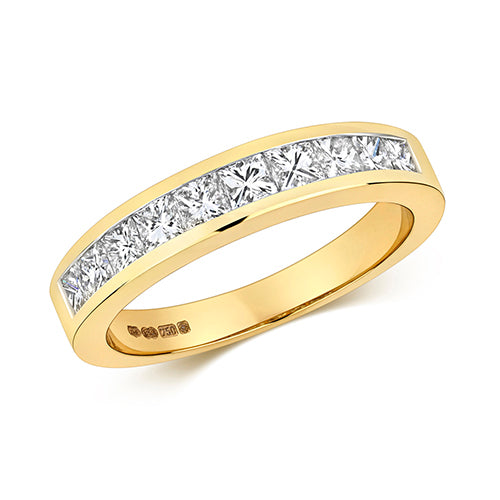PCUT 10 STONE CHANNEL RING