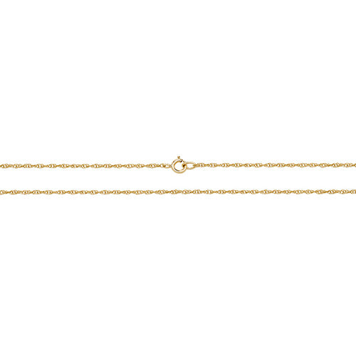 9CT YEL GOLD PRINCE OF WALES CHAIN