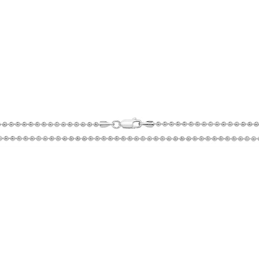 SILVER BEAD CHAIN