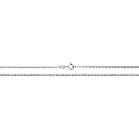 SILVER FINE CURB CHAIN