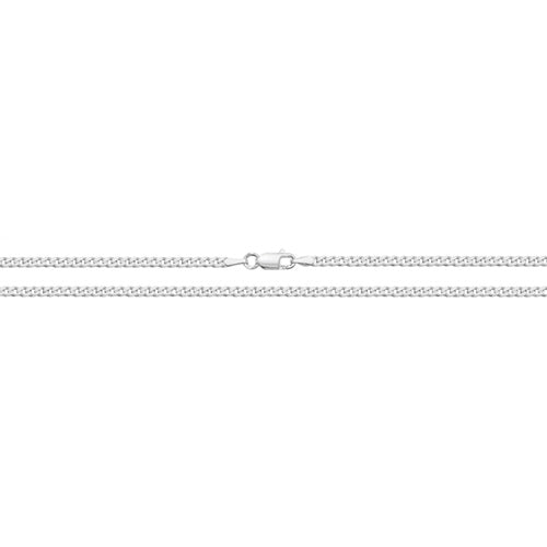 SILVER LIGHT CURB CHAIN