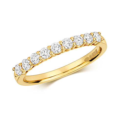 DIAMOND CLAW SET ETERNITY RING